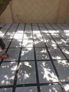 What is the difference between concrete and polymer mosaic?
